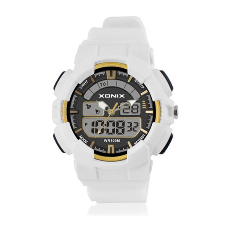 

GOLDEN 2024 New Fashion Sports Watches Analog Digital LED Electronic Quartz Waterproof 100m Swimming Diving Alarm Countdown NZ