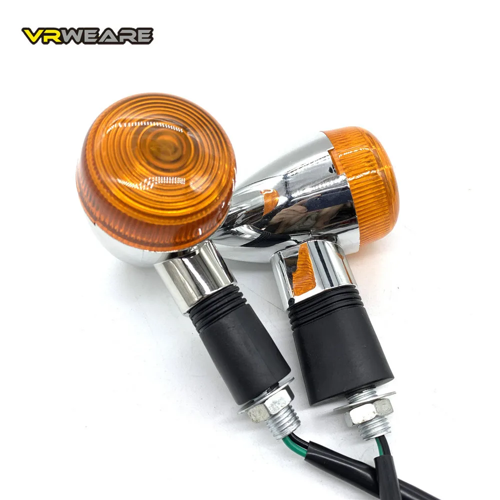 Luces intermitentes para motocicleta, 4 Uds., para Kawasaki Vulcan VN800 900 1500 1600 1700 2000, luz de giro RETRO personalizada Honda VTX1300 C R S