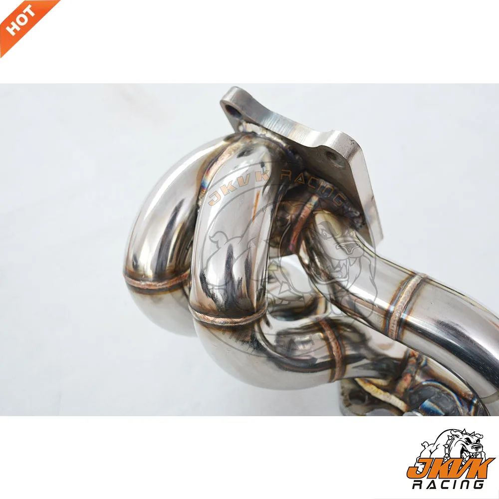 JKVK RACING Header Exhaust Manifold For Lancer EVO8 2.0L 4G63 I4 2003-2005