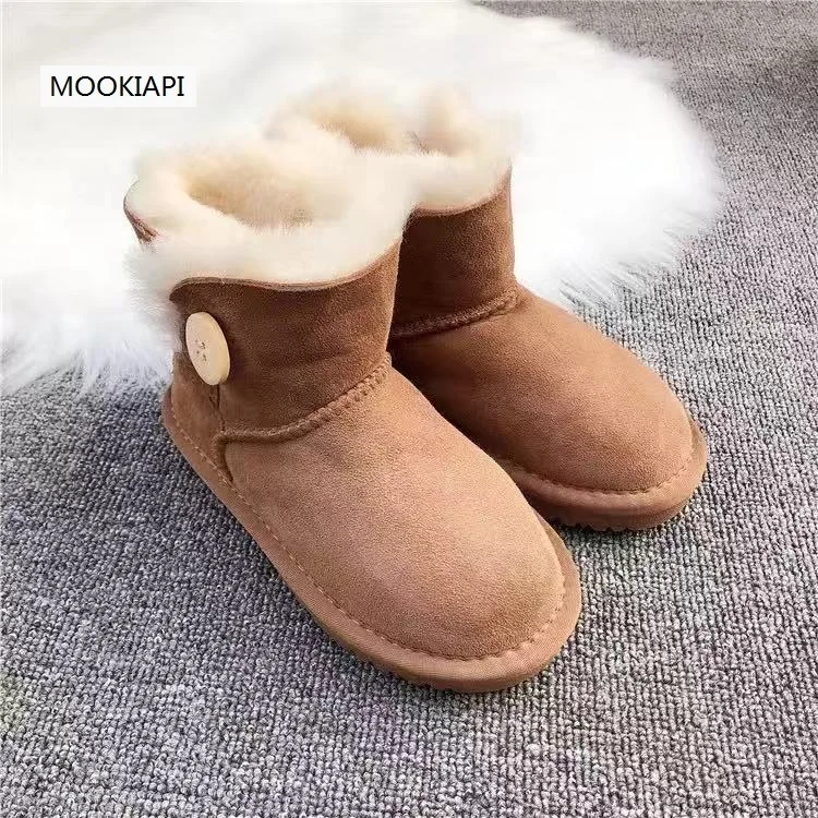 Australian brand\'s latest high quality children\'s shoes, 100% real sheepskin, natural wool, warm children\'s snow boots