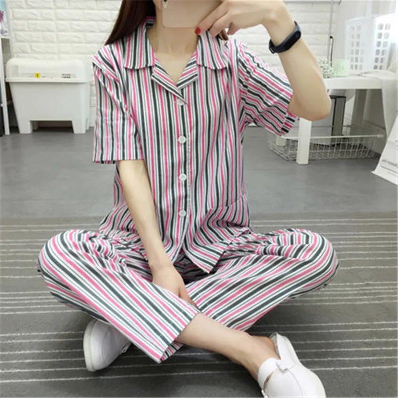 

Hospital gown short sleeve hospital gown long sleeve vertical stripe pajamas for men patient suit