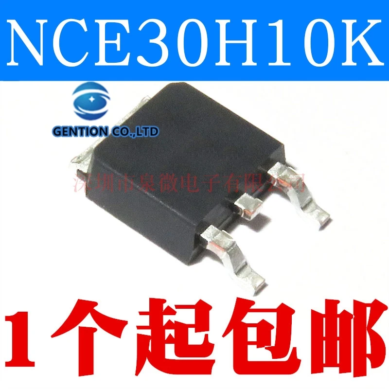 

10PCS NCE30H10K MOSFET field-effect tube 30 v-N-252 100 a in stock 100% new and original