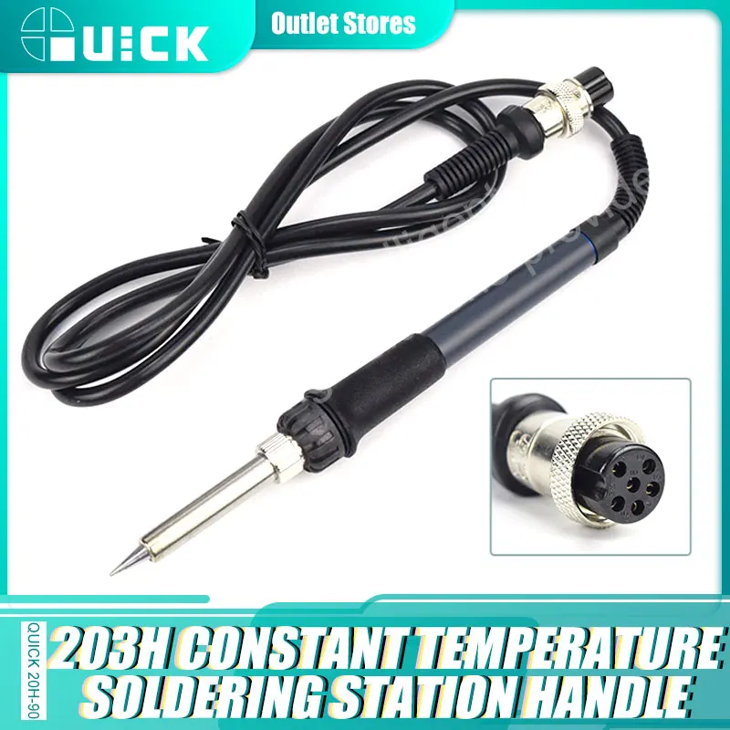 Quick Original 203H soldering station holder Soldering Iron Thermostatic Solder Iron Station Soldering Tip Solder Wire