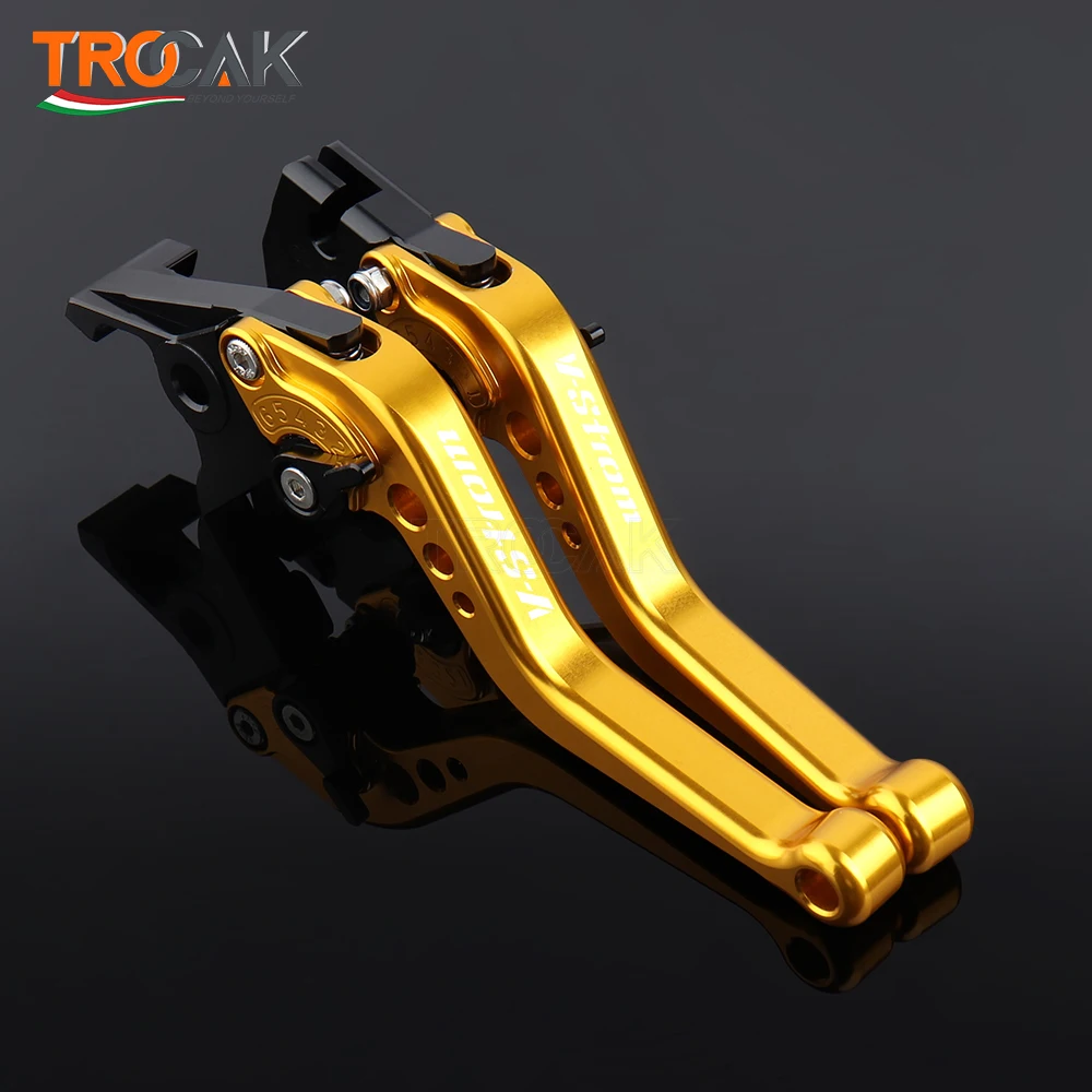 For SUZUKI V-Strom 250 650 DL650 DL250 Vstrom 650/XT 2011-2022 Short Motorcycle Accessories CNC Adjustable Brake Clutch Levers