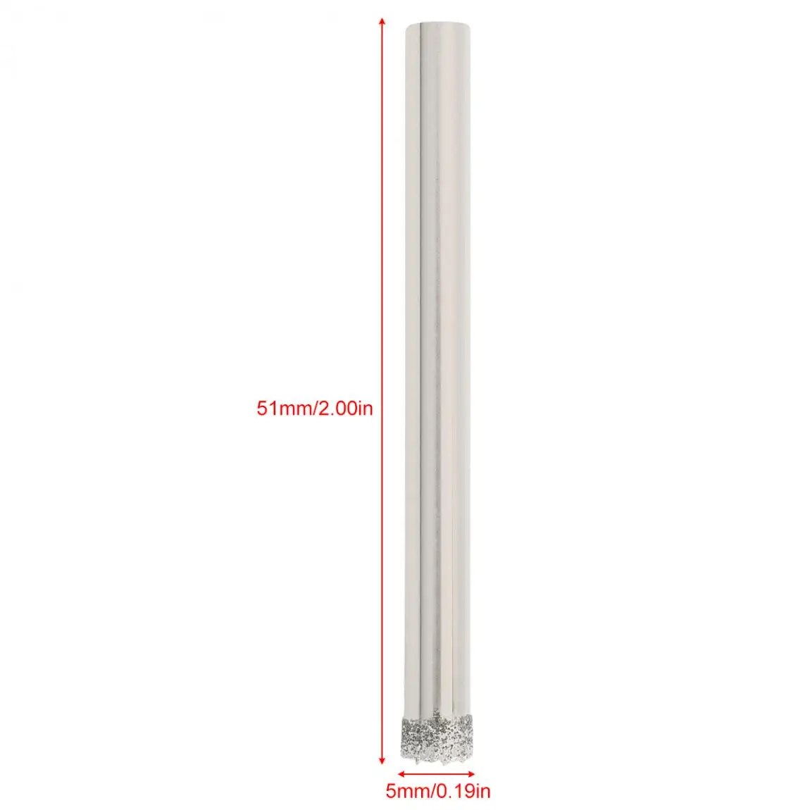 Diamond Hole Saw 5mm Drill Bit Diamond Coated Core Hole Saw Drill Bit Set Tools Glass Drill Hole Opener for Tiles Glass Ceramic