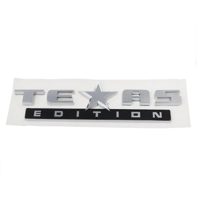 TEXAS EDITION Emblem 3D Universal Decal For Chevy Silverado  Truck