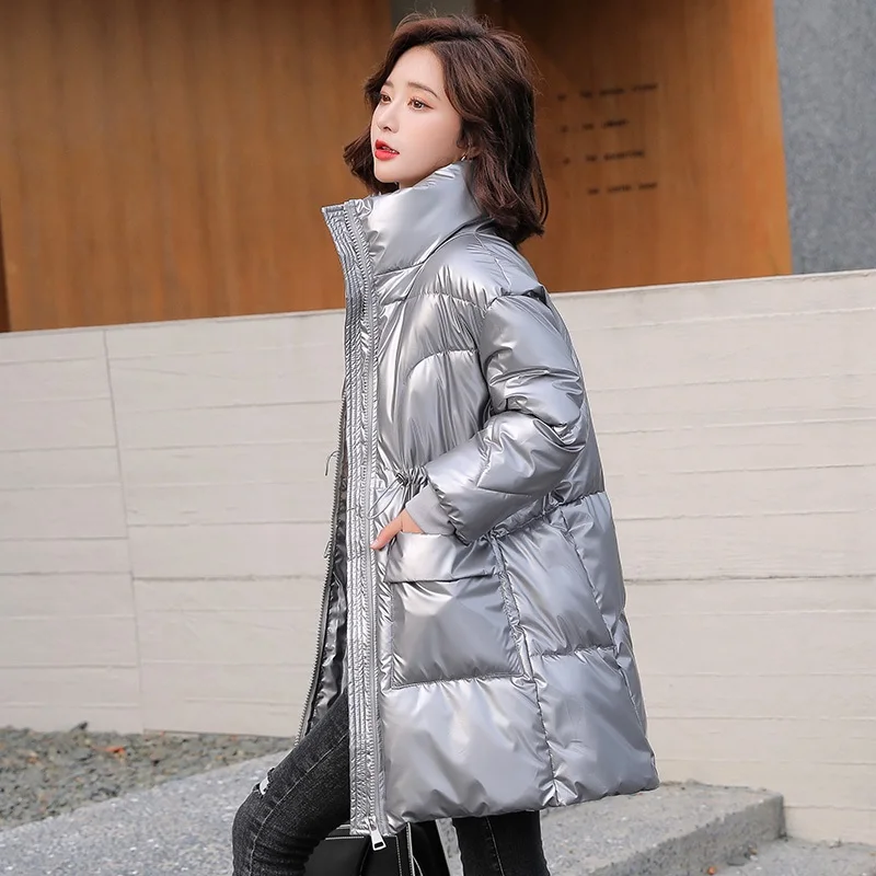 UHYTGF Womens winter jacket parka women Loose size winter coat down jacket women Down parka female parka winter jacket woman 848