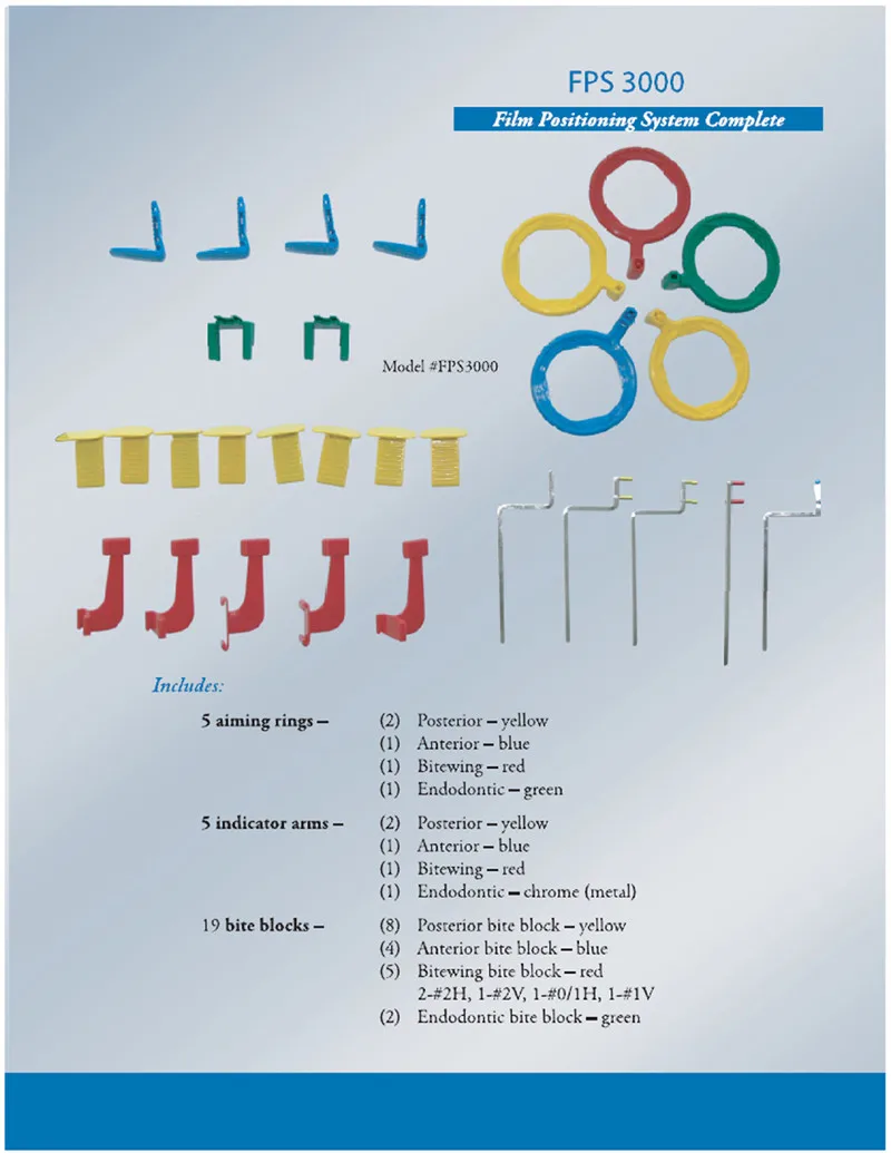 Sistema de Posicionamiento de película de rayos X Dental, Kit de posición de rayos X, soporte posicionador, localizador, herramientas de dentista,