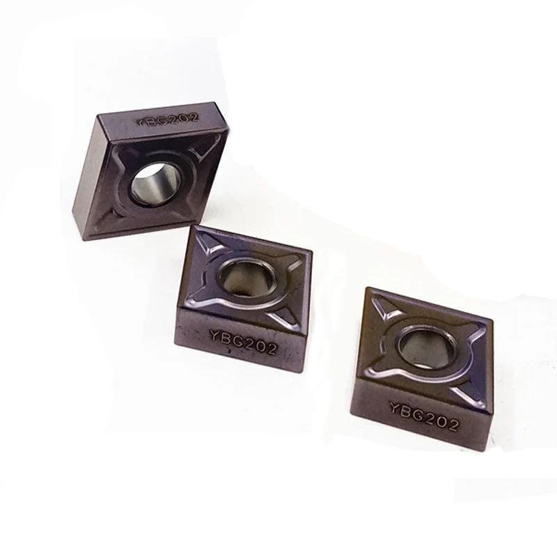 CNMG-insertos de carburo CNC, herramientas de torneado para torno de Metal, 120404, 120408, 120412, 160608, 160612, 160616 EM EF, YBG102, YBG202, YBG205, YBG302