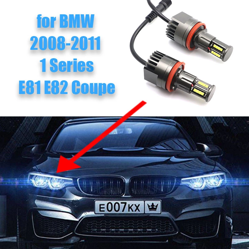 160W 3 anni Warraty IP65 LED ultra luminoso Marker 6000K per BMW 2008-2011 1 Serie E81 E82 Coupe LED angel eye luce