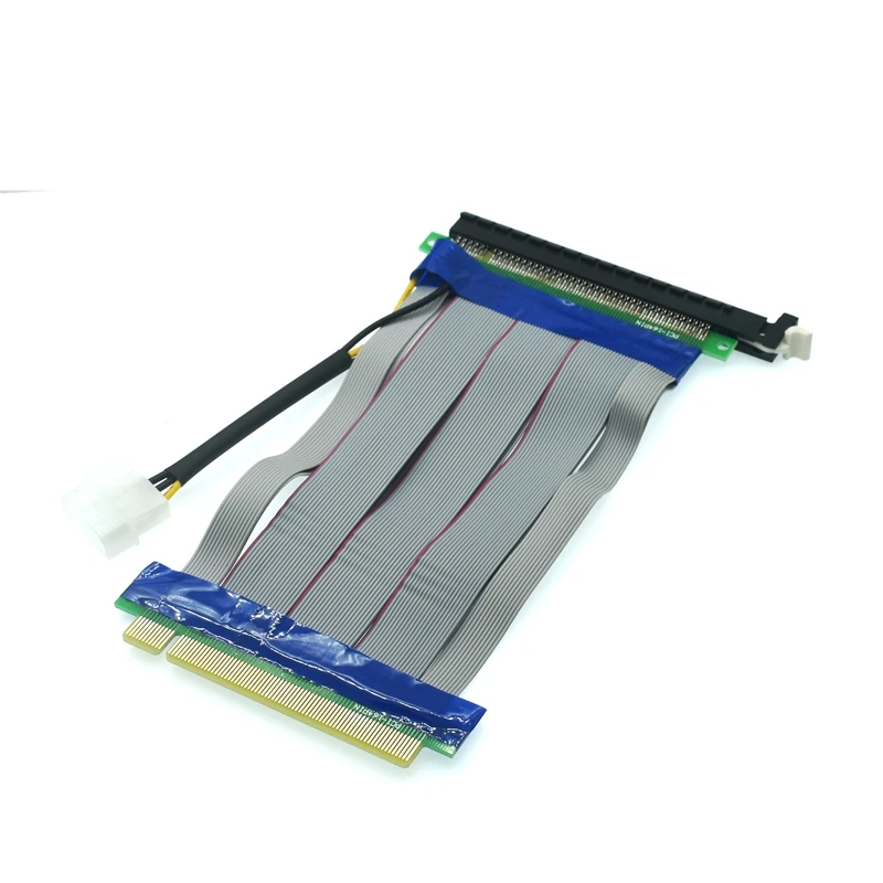 PCI-E 16X to 16X Riser Card PCIe X16 Extender Flexible Ribbon Extension Cable Adapter for Video Graphics Card Mining