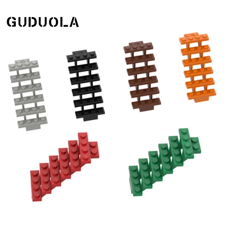 Guduola Special Brick 30134 Staircase 7x4x6 Open MOC Build Educational DIY Toys Parts 5pcs/LOT