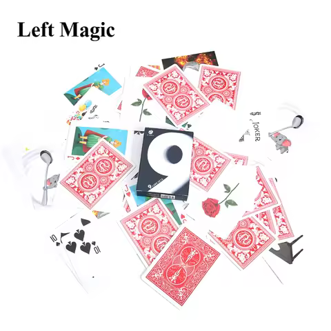 9 Sets Collection Card Special Playing Cards Magic Tricks UltraGaff Deck Close Up Street Poker Magic Porps Magician Gimmick