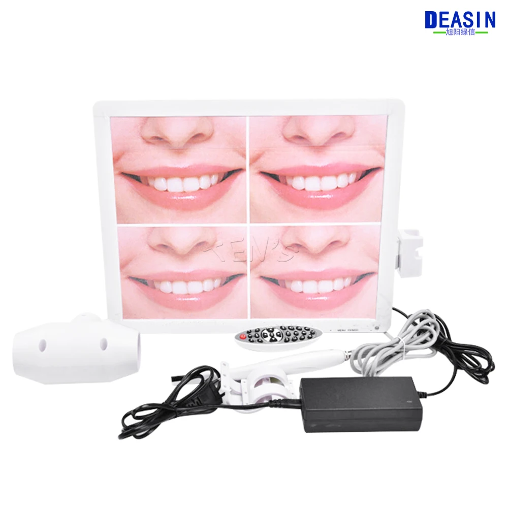 

Good Quality All in one intra Oral Camera System 500mega pixels 17inch LCD monitor with usb Dental endoscope With LCD holder