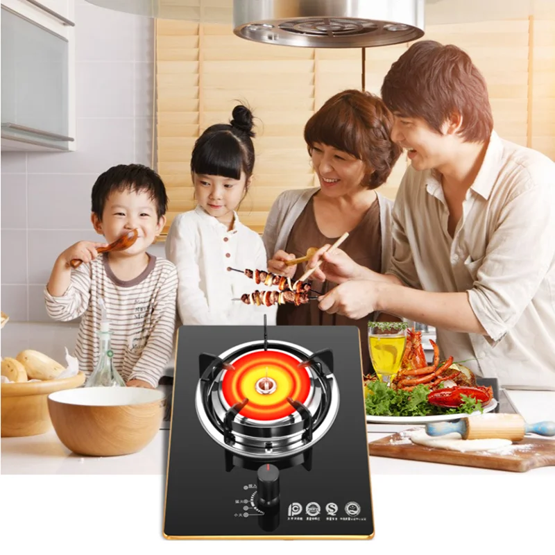 4.0KW Bếp Gas Hồng Ngoại Đơn Bếp Gia Đình Khí Hóa Lỏng Tự Nhiên Bếp Gas Để Bàn Bếp Hỏa Lực Ác Liệt Bếp Gas Âm BT