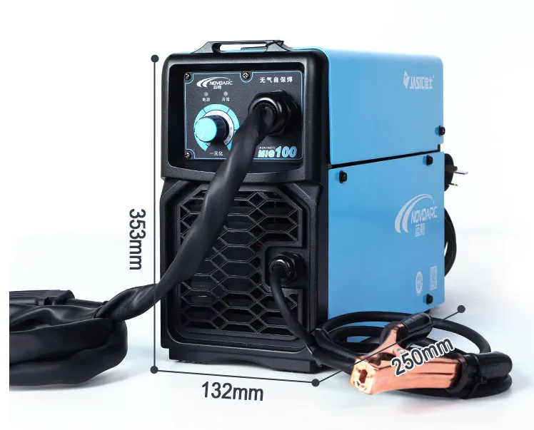 

MIG100 gas carbon dioxide gas shielded welding machine / household 220V integrated mini small gas shielded welding machine