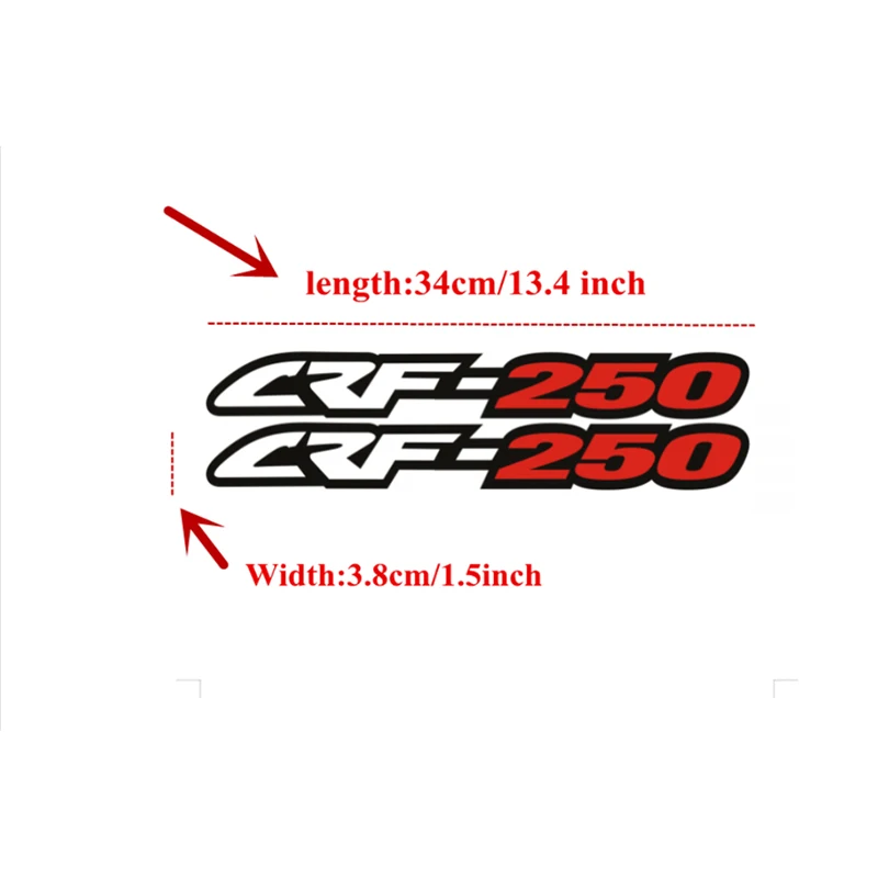 Swingarm Swing Arm Reflection Stickers Decals Stripes For HONDA CRF250F CRF250L CRF250LE CRF250R CRF250X 2004-2021