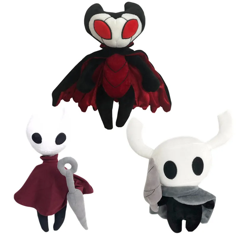 

30cm New Game Hollow Knight Troupe Master Grimm Plush Toys Ghost Stuffed Animals Doll For Kids Birthday Christmas Best Gifts