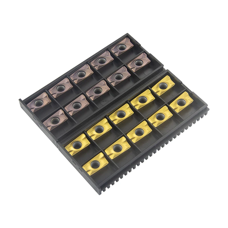 Imagem -05 - Apmt Apkt1135 1604 1605 Kt9125 H01 Yz735 Yz7800 Inserções de Carboneto Apmt Peças de Torno Cnc Inserções de Fresagem de Ferramentas Ferramentas de Alta Qualidade