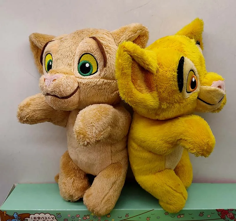 The Lion King Simba plush soft toys,Simba and Nala stuffed doll for baby gift