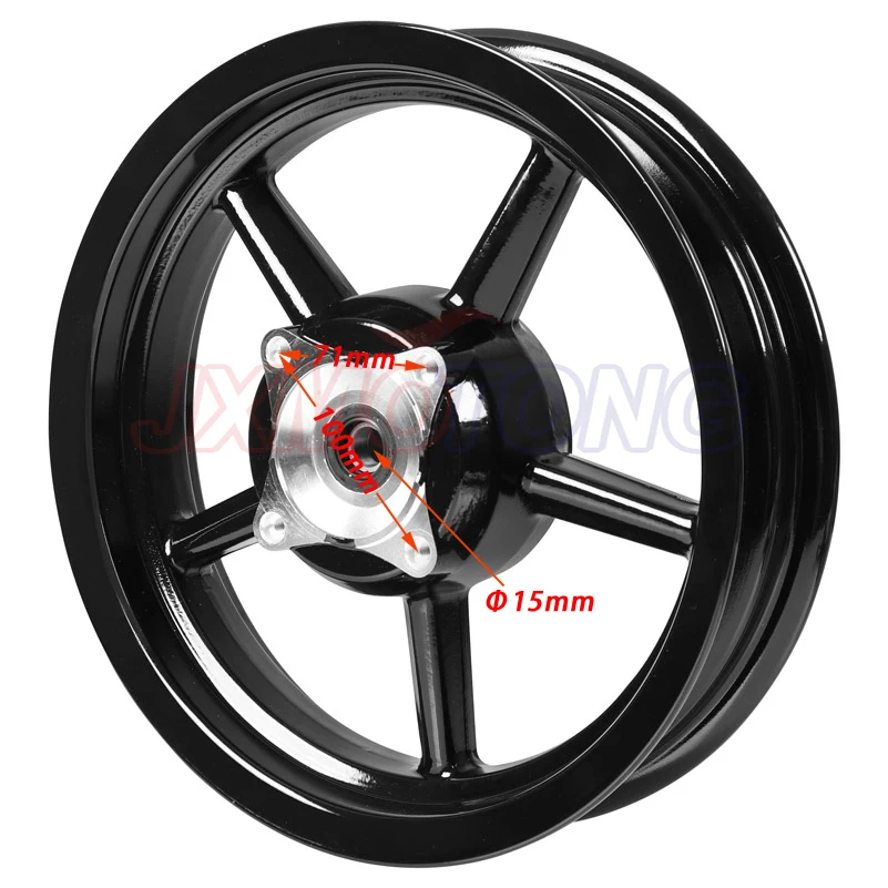 12inch Front 2.50-12 and Rear 3.00-12 4 fitting hole Rims Refitting for Dirt bike Pit Bike Vacuum Wheel