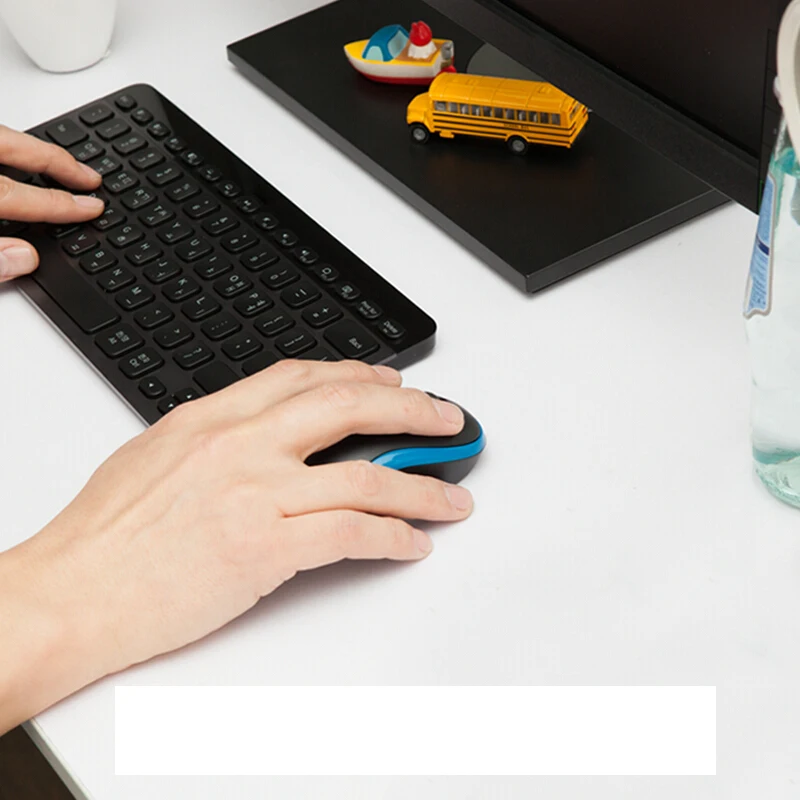 Logitech M185 Wireless Symmetric Design Mouse with USB Nano Receiver for Windows Mac OS Linux Support Official Test