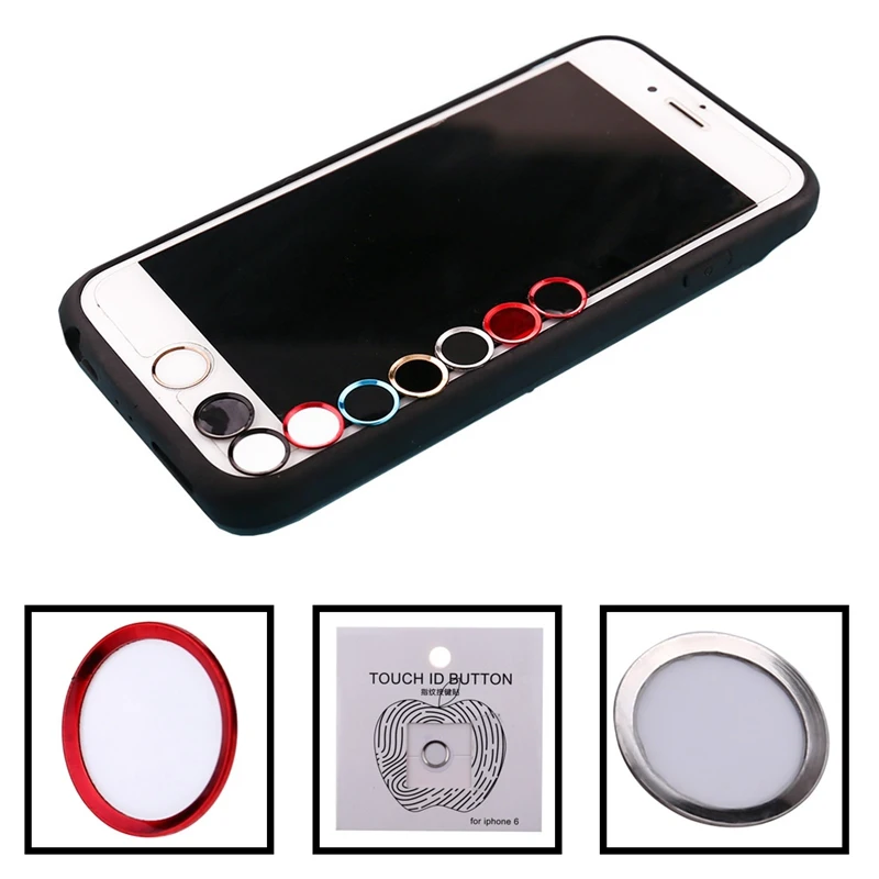 Home Button Sticker Protector tastiera Keycap per IPhone 5s 5 SE 4 6 6s 7 Plus supporto impronta digitale sblocca Touch Key ID