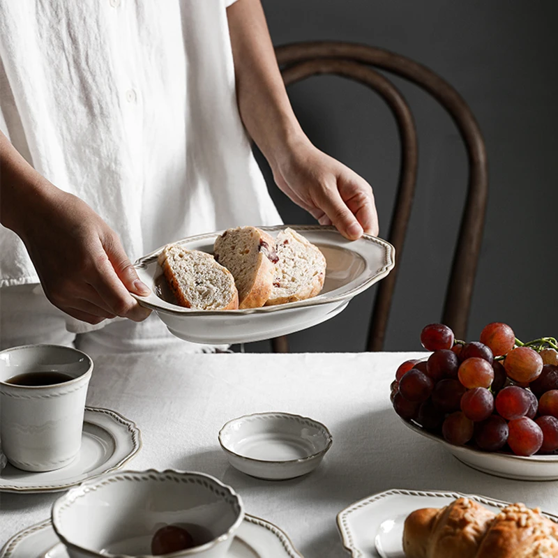 Service for 6 people Solid Color Dinner Plates