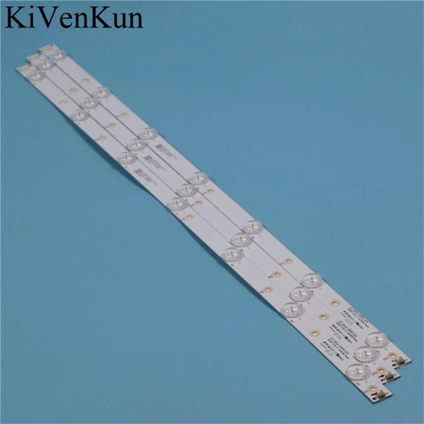 

7 Lamp 620mm LED Backlight Strips For LG 32LJ500U-ZB Bars Kit TV LED Line Bands HD Lens GJ-2K16 D2P5-315 D307-V2.2 LB32080 V0_00