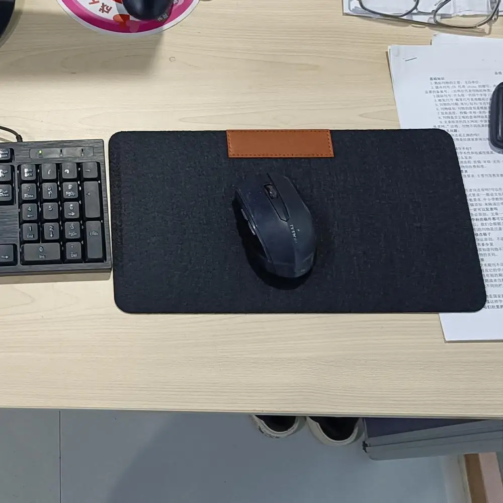 Multi-Functional ขนาดใหญ่ Felt Gaming Mouse Pad โต๊ะทำงานแล็ปท็อปแป้นพิมพ์