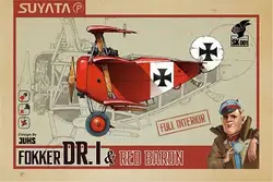 Suyata SK-001 Fokker DR.1 & Red Baron Q version Plastic model