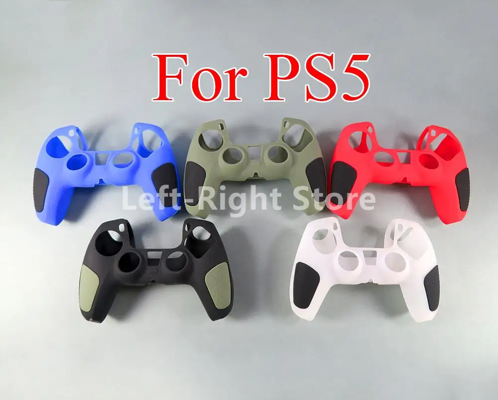 30PCS Thickened Soft Silicone Gel Rubber Case Cover For SONY Playstation5 For PS5 Controller Protection Case For PS5 Accessories