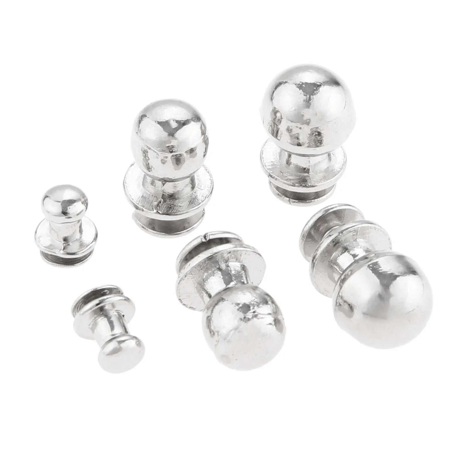 5/10pcs Mini Silver Knobs Round Handles Pulls Single Hole Drawer Vintage Decor Cabinet Chest Kitchen Solid Alloy Bathroom Home