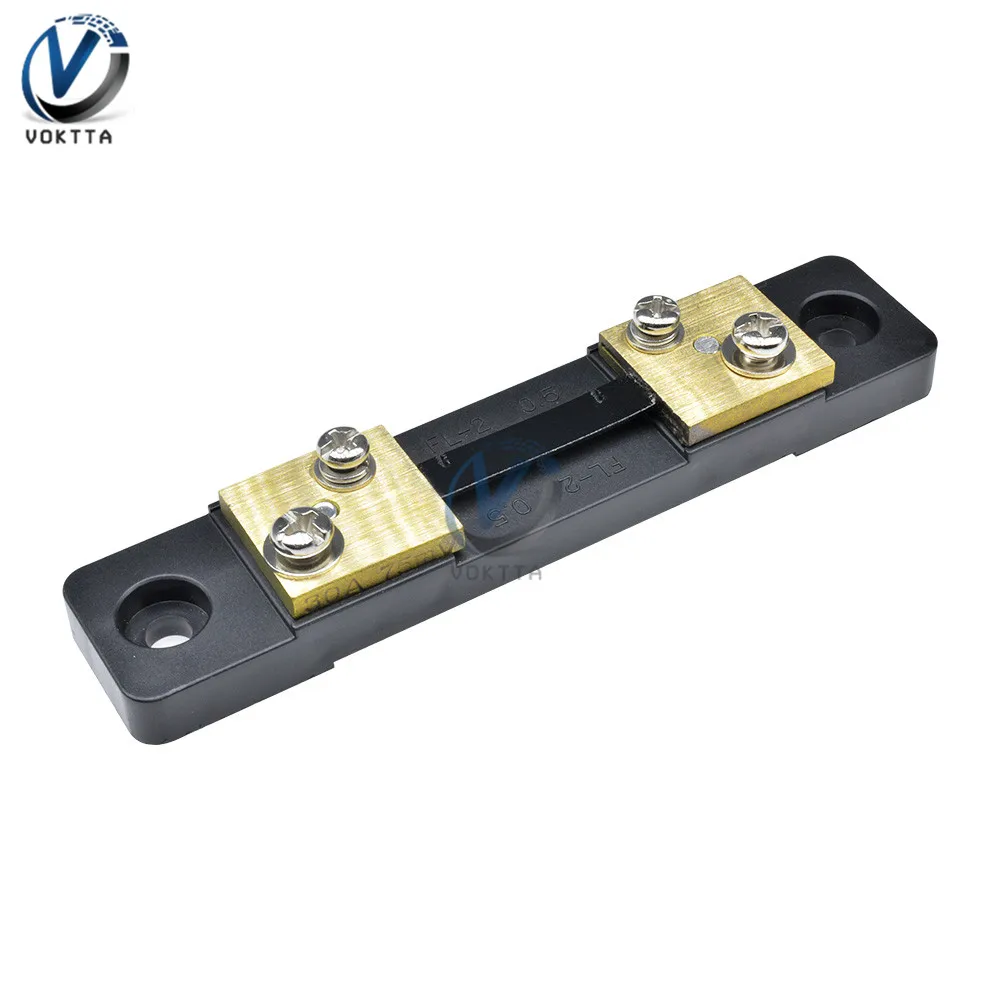 External Shunt FL-2 100A 50A 30A 20A 10A 75mV Current Meter Shunt Resister for Digital Voltmeter Ammeter Wattmeter Meter