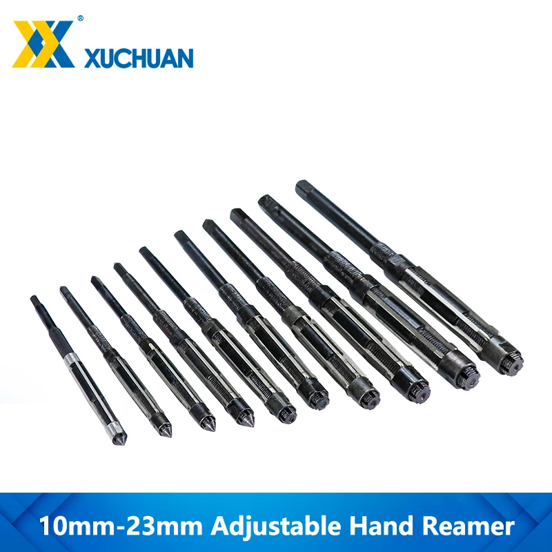 Chucking Reamer HSS Steel Adjustable Hand Reamer Machining Cutting Tools 10 10.75 11.75 12.75 13.75 15.25 17 19 21 23 26mm