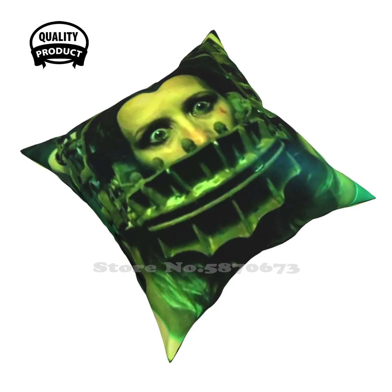 Reverse Bear Trap Saw Horror Amanda Young Movie Home Sofa Car Cushion Cover Pillowcase Reverse Bear Movie Horror Spiral Jigsaw