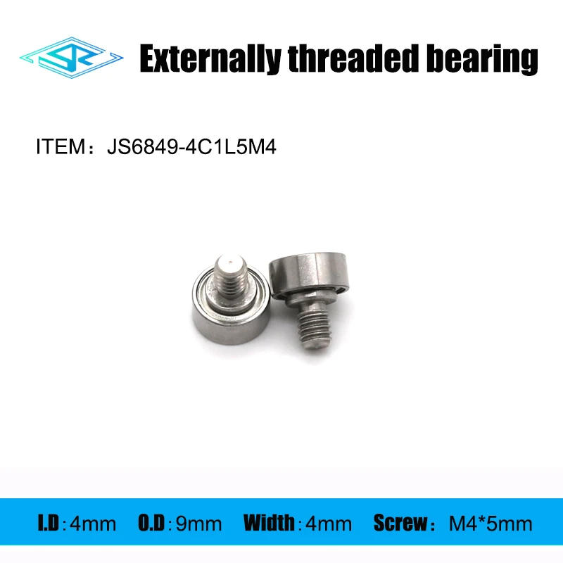 The manufacturer shall provide external thread bearing JS6849-4C1L5M4 screw pulley and external thread guide pulley