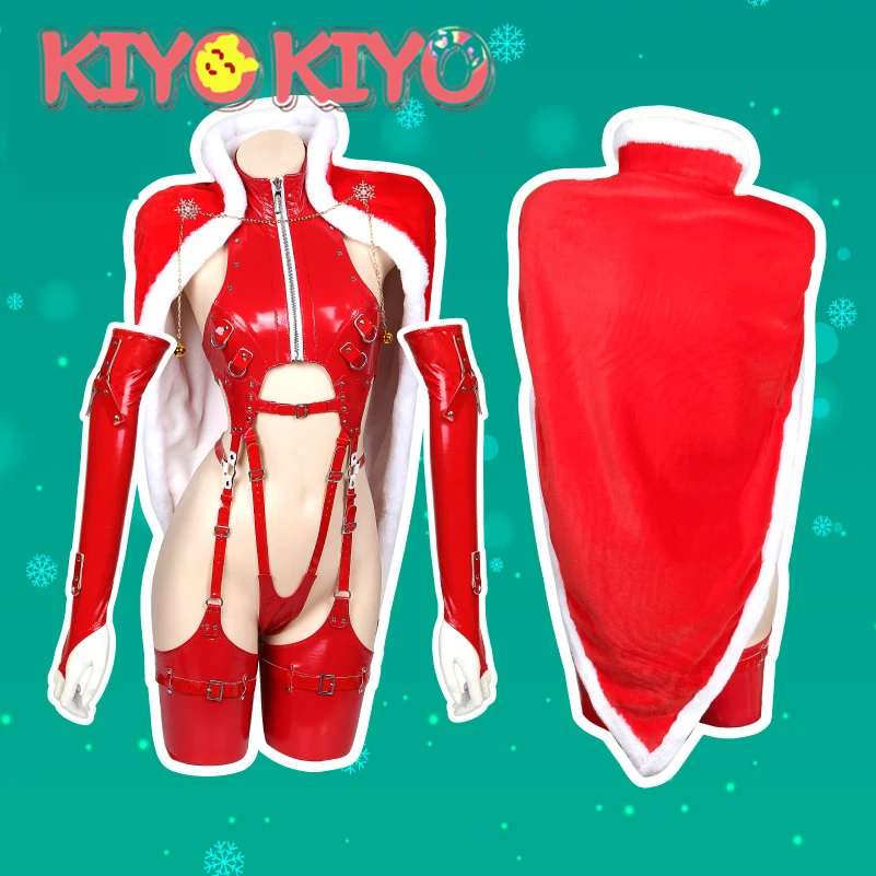 KIYO-KIYO Dark Dynasty Combat suit Leather Sexy Cosplay Costume Private Photo Shoot sexy lingeris Halloween Christmas Red Jumpsu