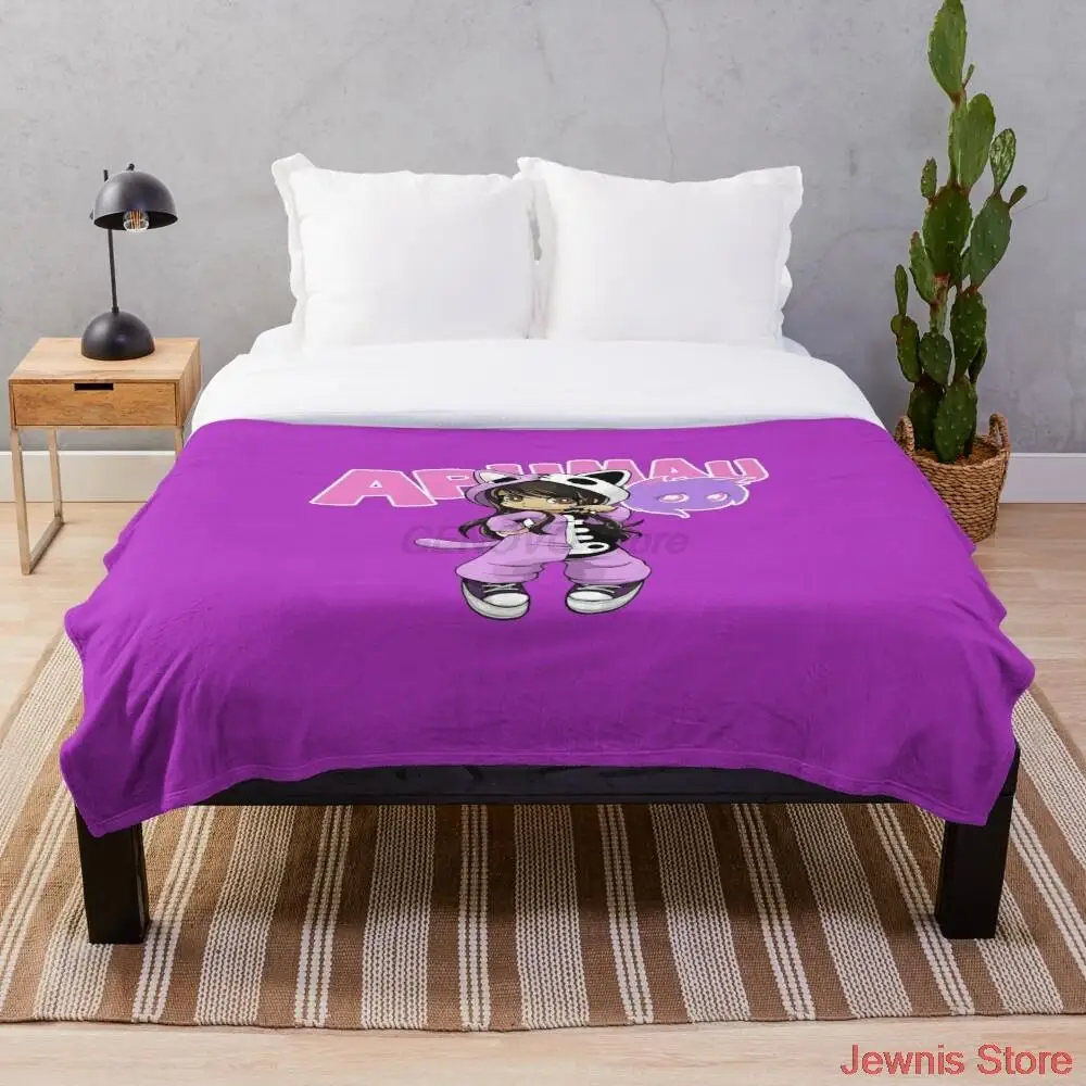 

Aphmau as cat p Throw Blanket Soft Cozy Throw Lightweight MicroFleece Sofa All Season Living Room/Bedroom Warm Blanket