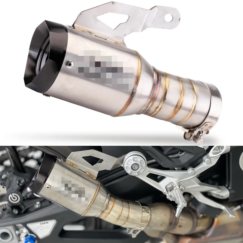 

Laser Mark/Sticker S1000RR 2019 2020 2021 Motorcycle Exhaust Muffler Silencer Slip on Link Pipe Escape Moto for BMW S1000RR 2021