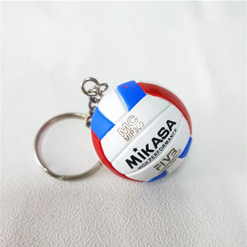 V200w Volleyball Keychain Sport Key Chain Car Bag Ball Volleyball Key Ring Holder Volleyball Gifts For Players Keyring Keychains