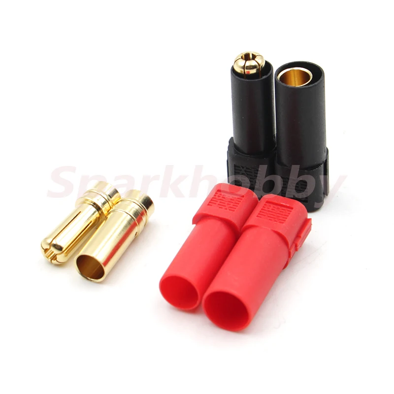 10PCS/5Pairs Amass XT150 Connector Plug Male Female 120A Large Current With 6MM Gold plated Banana Plug for RC Aircraft Car Dron