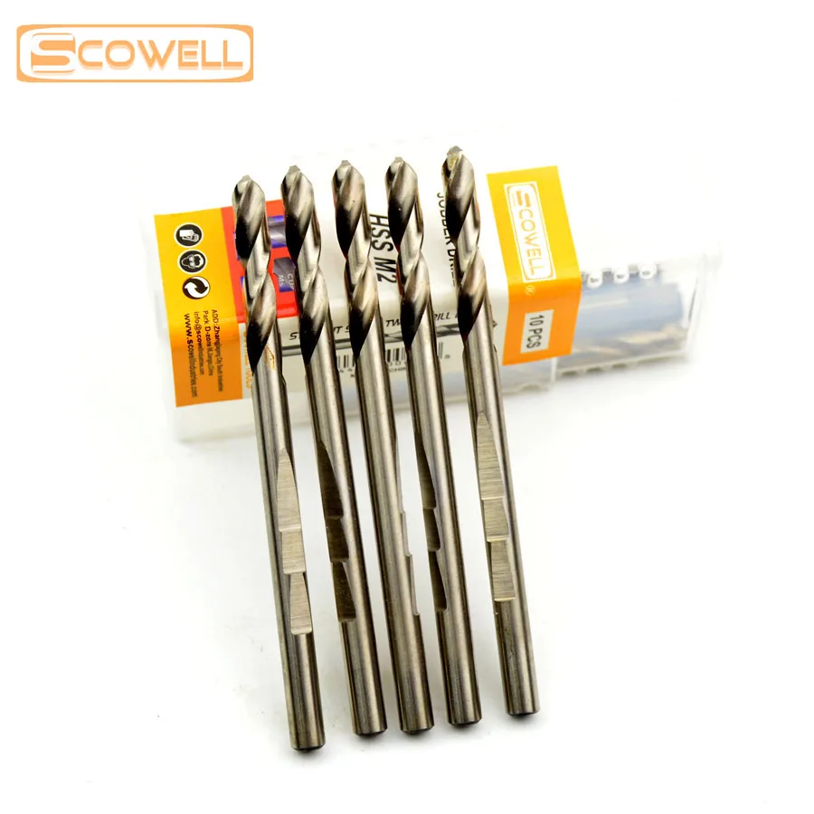 50% OFF 6.35*74mm 6.35*103mm HSS 4341 Center Drill Bit Milled Shank For Hole Saw Arbor 10PACK Core Drill For Drilling Metal
