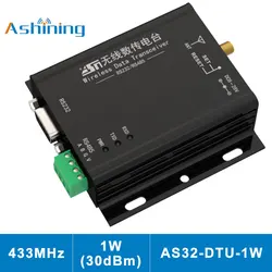 Sx1278 433mhz lora 1w 8000m ashining AS32-DTU-1W transmissor sem fio de longa distância e receptor rf módulo dtu