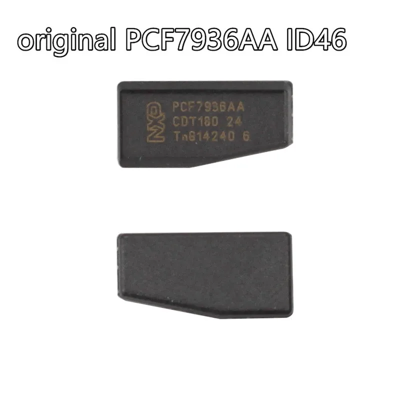 10 20 50 Original PCF7936AA update PCF7936AS  ID46 Transponder Chip Unlock ID 46 PCF 7936 carbon for car key shell