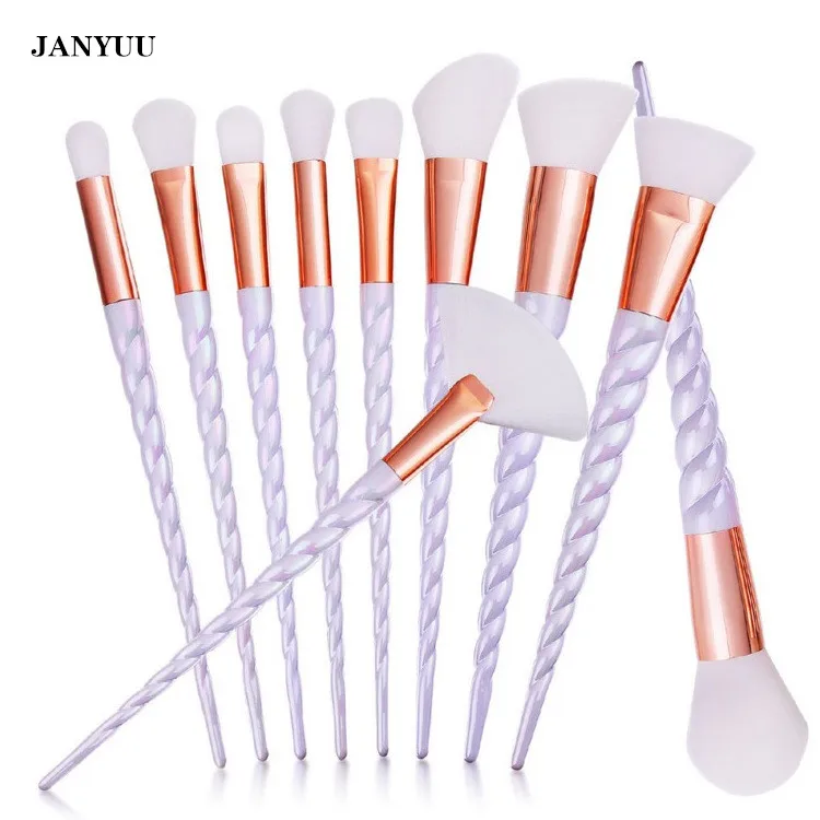 5/10PCS Make-Up Pinsel Set Spiral Griff Foundation Powder Blush Lidschatten Concealer Lip Eye Make Up Pinsel Kosmetik schönheit Werkzeug