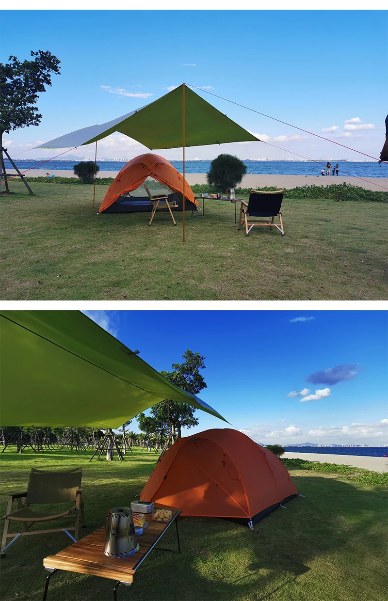 3F UL GETRIEBE Qingkong 4 Person 4 Saison 15D Camping Zelt Im Freien Ultraleicht Wandern Rucksack Jagd Wasserdichte Zelte – Detail 16