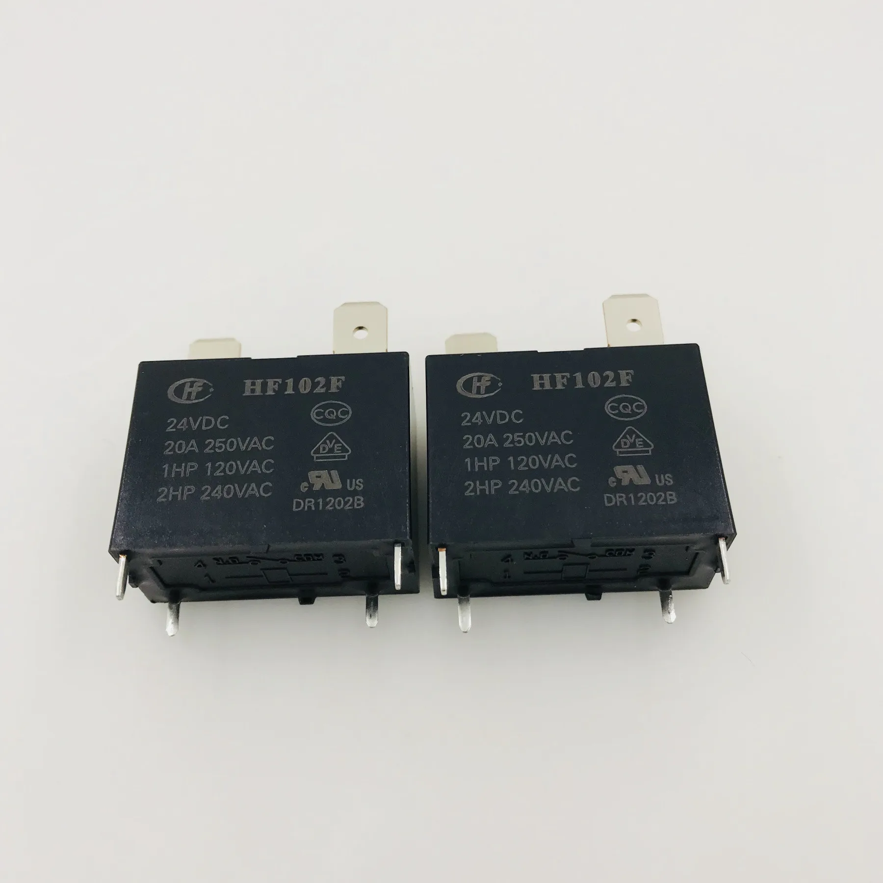 

HF102F-24VDC JQX-102F-24VDC 20A250VACrelays