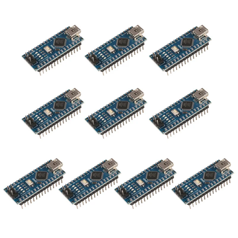 

10pcs/lot Mini Nano V3.0 Atmega328p 5v 16m Micro Controller Board Module Suitable For Arduino Accessories