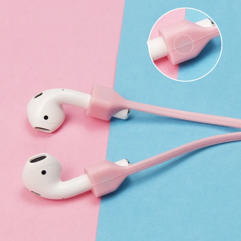 Cuerda de silicona antipérdida para auriculares, cordón magnético para AirPods Pro 1, 2, 3, correa de cuello suave para Xiaomi y Huawei, gran oferta